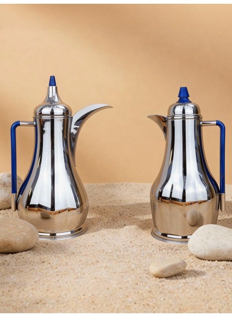 Raz طقم فاخر لقارورة القهوة والشاي - مصنوع من الفولاذ المقاوم للصدأ عالي الجودة بمقبض أنيق - Image 1